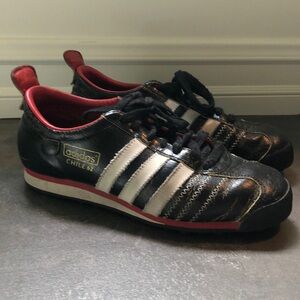 Adidas Chile 62 Black and Red Sneakers